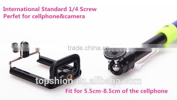 brand new lightweight monopod, wired 3.5mm audio cable handheld monopad, wholesale