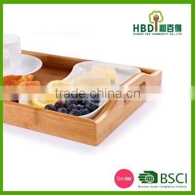High quality wooden serving tray set,food tray,custom tray for sale