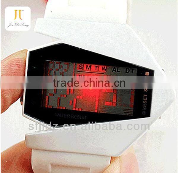 Digital Display and Silicone Strap LED Watches For Men
