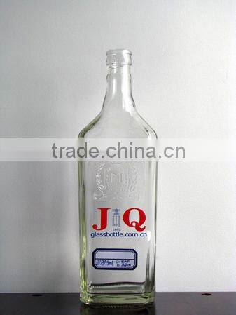 950ml Glass Rum bottle beverage bottles