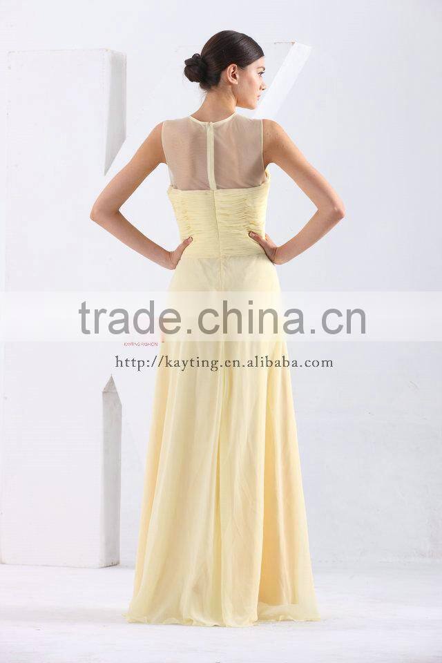 Sexy New Fashion Bridesmaid Gown 2015 Latest Design Sleeveless Vintage Bridesmaid Dresses