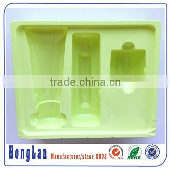 Disposable Plastic Blister Tray for biscuit cosmetic perfume food grade material