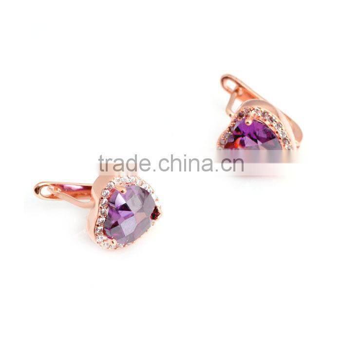 Wholesale 925 sterling silver CZ bridal earrings