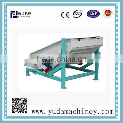 YUDA SFJZ 125*1 vibratory sifter for pellet feed made by changzhou YUDA with CE, ISO, SGS certificates