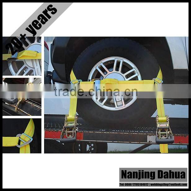 Since 1993 9' Wheel Tie-Down c/w-Swivel J Hooks 3335lbs WLL