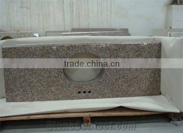 High Quality G687 Red low price Granite kitchen Countertop, Bath tops,Vanity tops