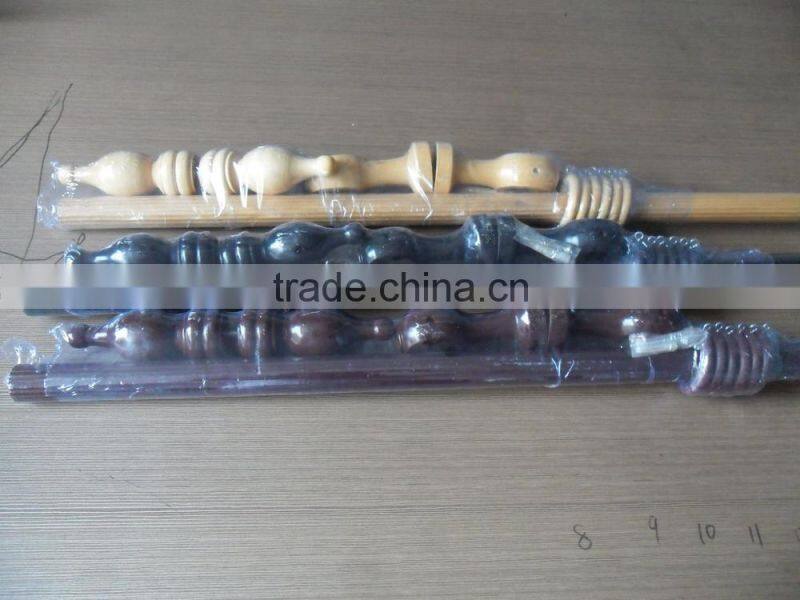 35mm Hot Sale Antique Wooden Curtain Rod