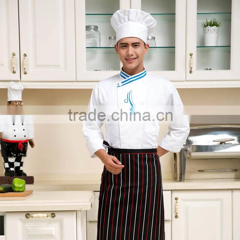 customized with good quality double breasted life size chef