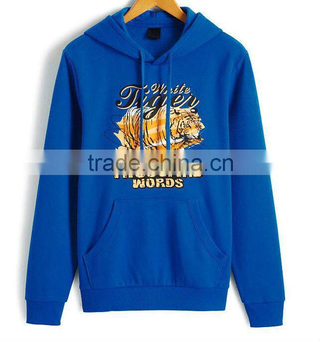 100 Cotton Men's Hooded Printed Sweatshirt