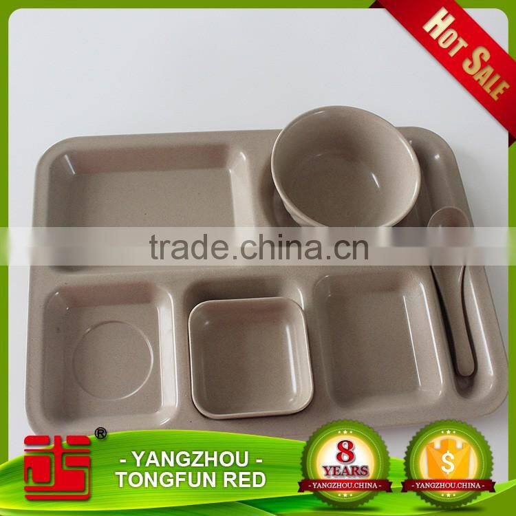 New products of wholesale rice husk cutlery decorative fruit bowl