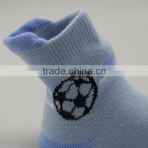 GSB-82 Alabama Wholesale Cute and Nice Football Design Cotton Boy Infant Baby Socks