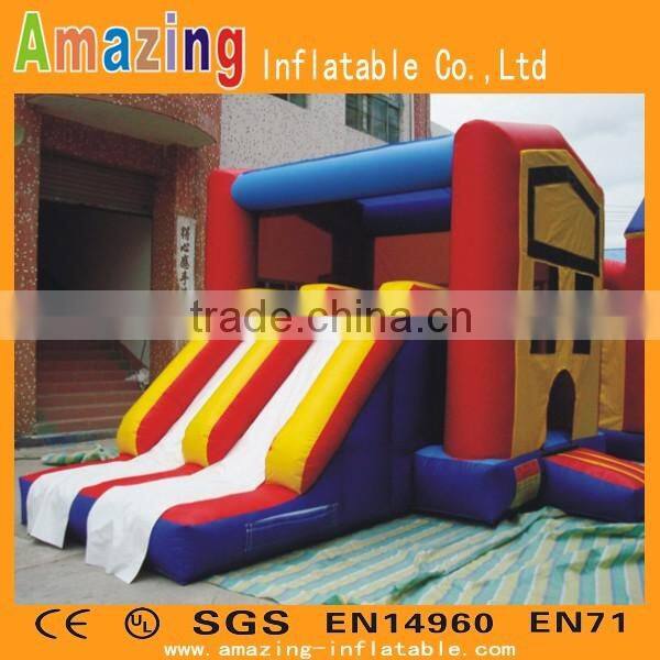 Factory price indoor inflatable bouncer slide for sale
