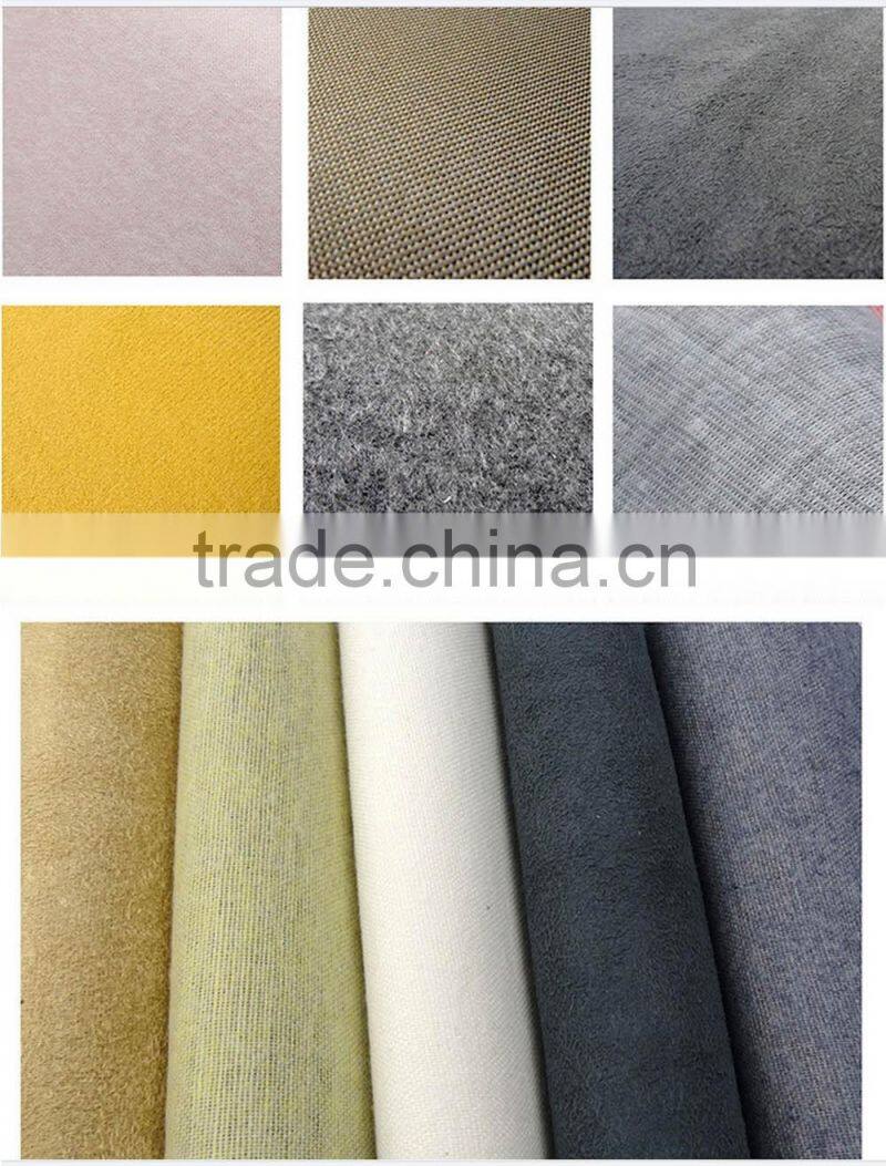 PU Leather factory Modern italian anti-abrasion faux microfiber leather horse leather for sofa car seat cover