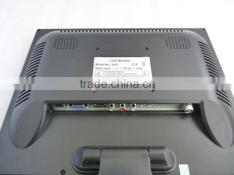 14 Inch TFT LCD TV Monitor with TV Mount