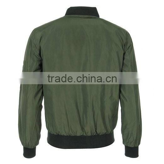 Custom Men's Premium Lightweight MA-1 Flight Windbreaker Bomber Jacket