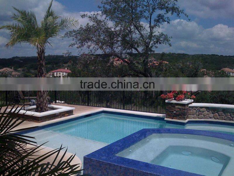 Crystal white and blue glass Mosaic Tile