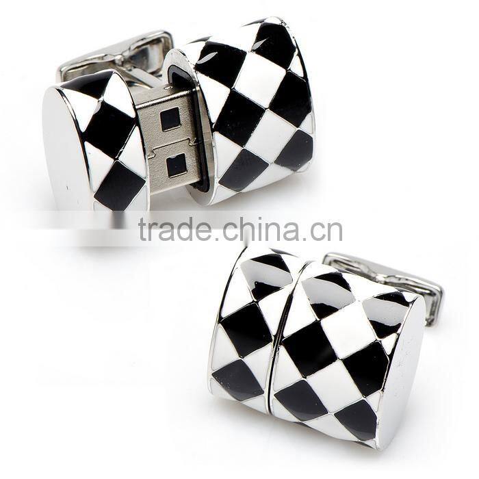 cufflinks usb flash drive for hot sell free logo