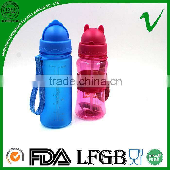 Customized food grade PCTG empty clear plastic sport bottle for water packaging