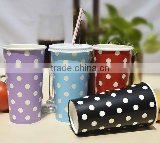Colorful Chinese paper tea cup