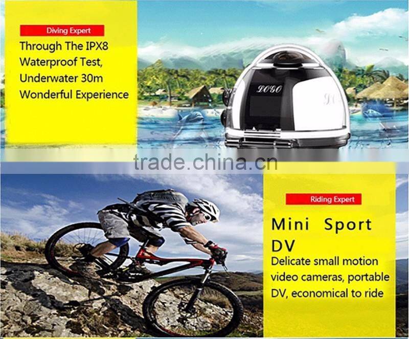 New action 360 panoview Camera 4k extreme wifi camera VR function