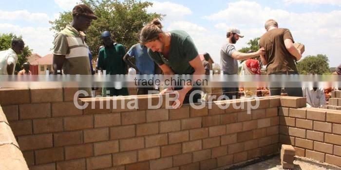 2016 popular low cost lego interlocking clay brick making machine for sale