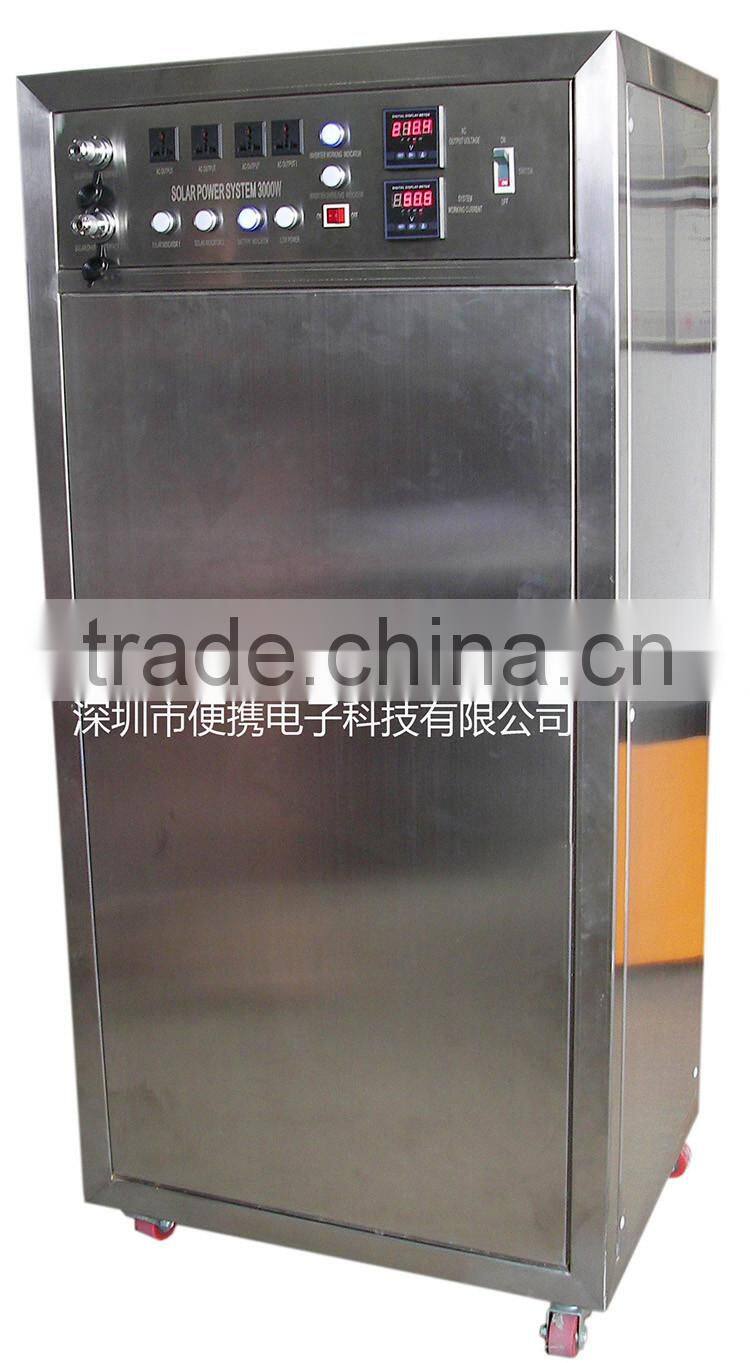 3000W factory price solar system,house solar system for home power