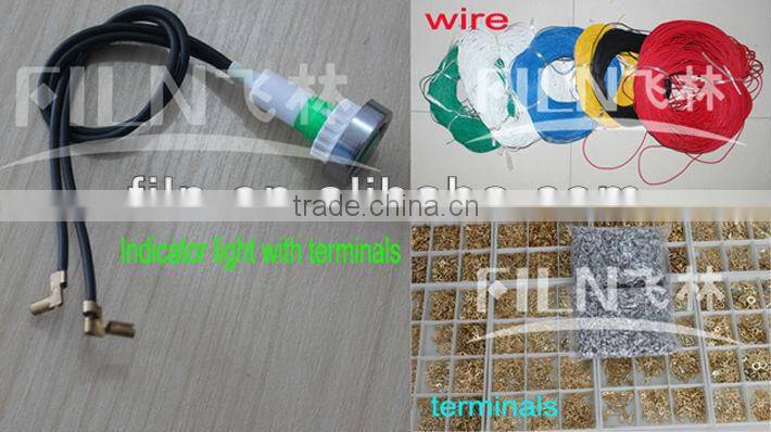 2015 waterproof 8mm 12v engine check light safety flashing light with wires