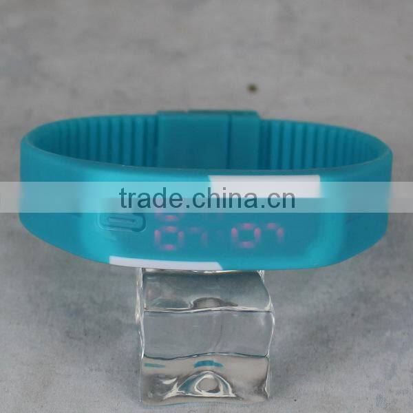 High quality silicone led watch , customized logo/style silicone watch ,led silicone watch