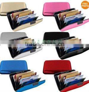 Mini Pocket Waterproof Business ID Credit Card Wallet Holder Aluminum Case Box