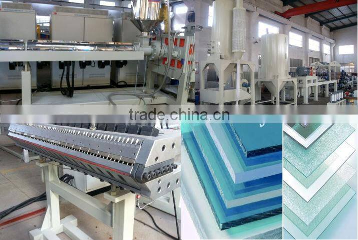 polycarbonate sheet machine with polycarbonate sheet die