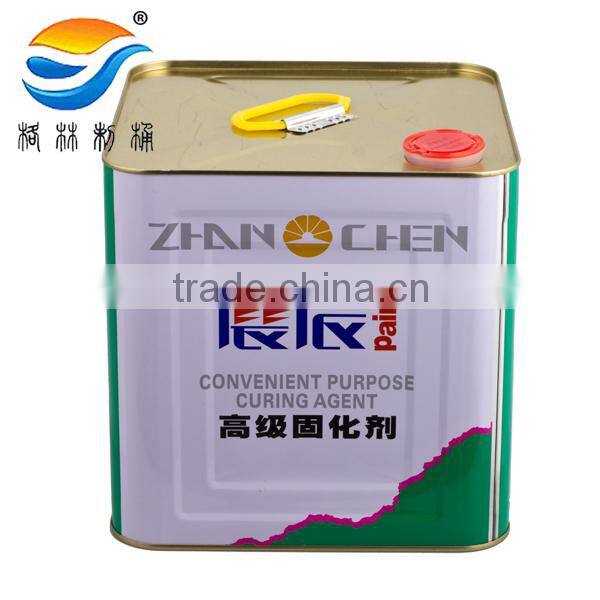 10L cube plastic lid tin can