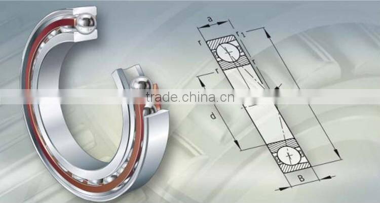 Fishing Gear Bearing , Angular Contact Ball Bearing