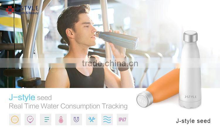 J-style seed portable sport smart water bottle bluetooth App tracking your Health Data