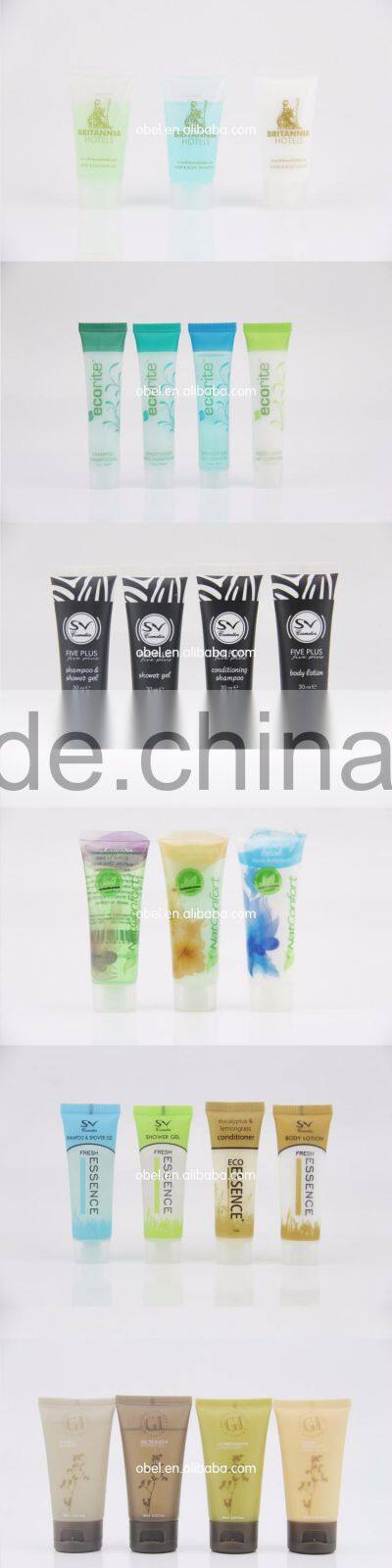 Hotel Shampoo and customized hotel amenities with pvc bottle