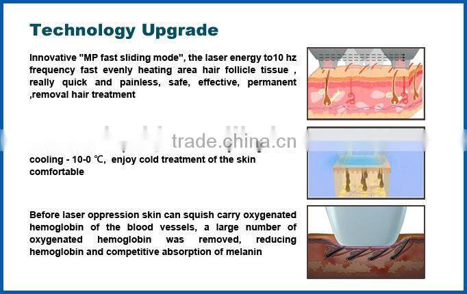 high power no pain 808nm permanent hair removal for salon