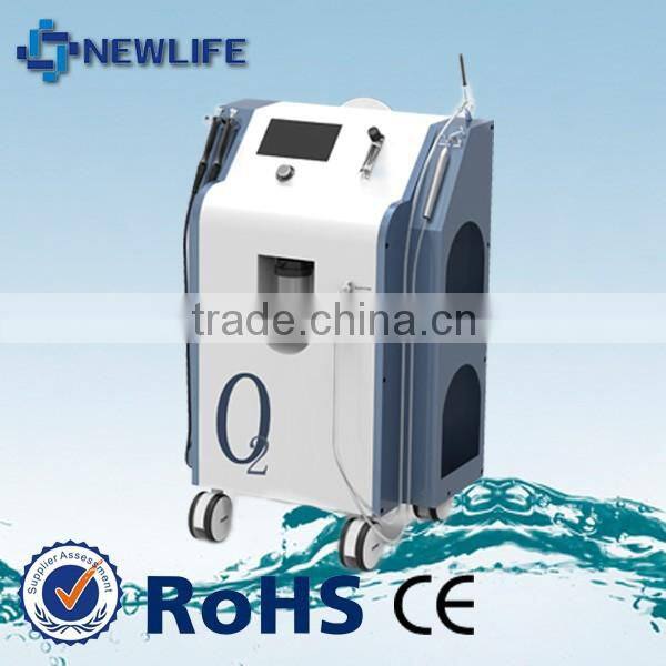 Newest Oxygen mask 95% pure oxygen machine microdermabrasion oxygen facial and bio microcurrent face lifting machine