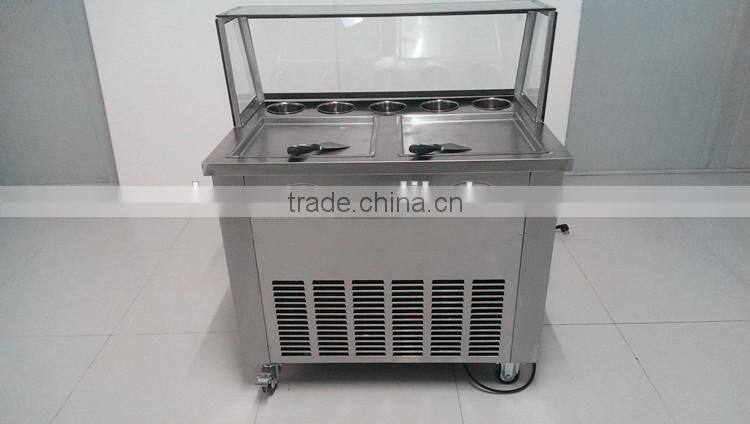 Square fried ice cream pan ice cream machine 110V /220V