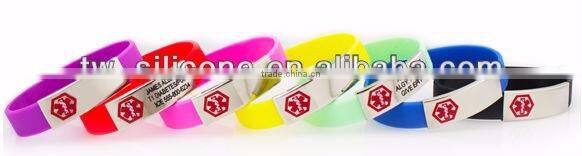 Cheap wholesale colorful rubber band silk screen printing silicone wristband for promotion