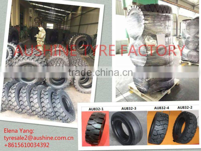 China manufacturer wholesale forklift solid tyre/solid wheel tyre 8.25-16