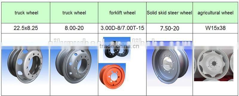 truck wheels commercial wheels 7.50-20 truck parts