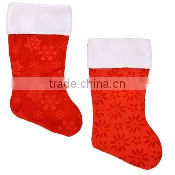 Felt Christmas Socks Personalized Fabric Disposable Christmas Stocking