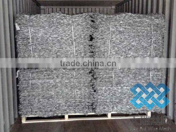 2mX1mX1m galvanized gabion box/pvc coated gabion basket