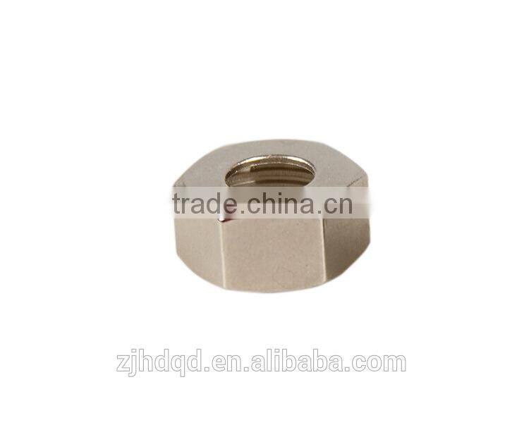 brass nut with female thread , 1/4" 3/8" 1/2" size ,attractive price