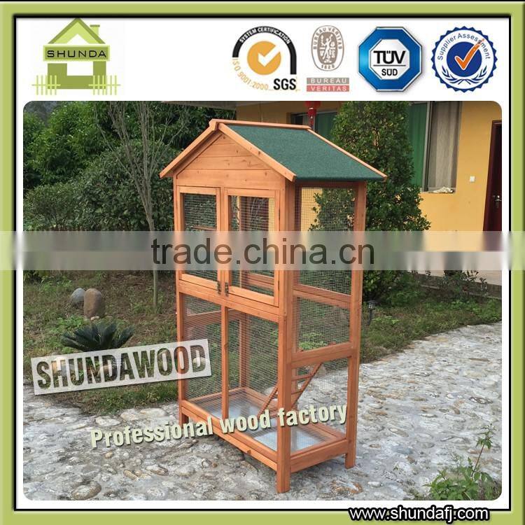 Quality Assured Large Breeding wooden cages for parrot aviary birds