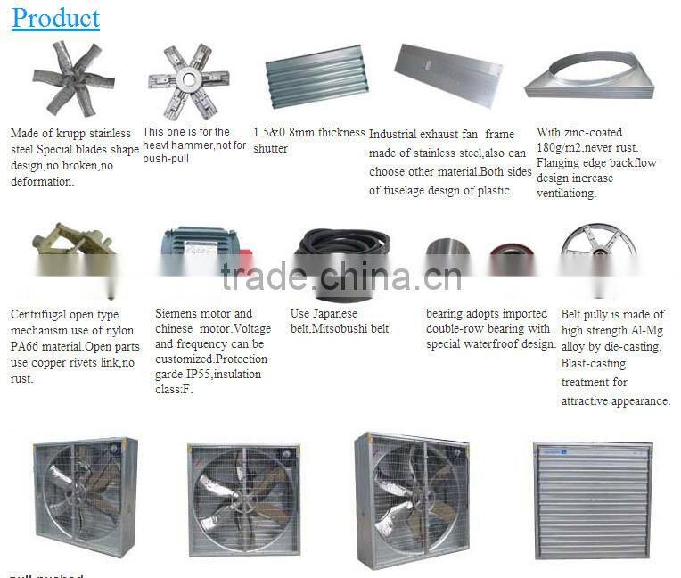 Heavy Duty Axial Poultry Exhaust Ventilation Fans