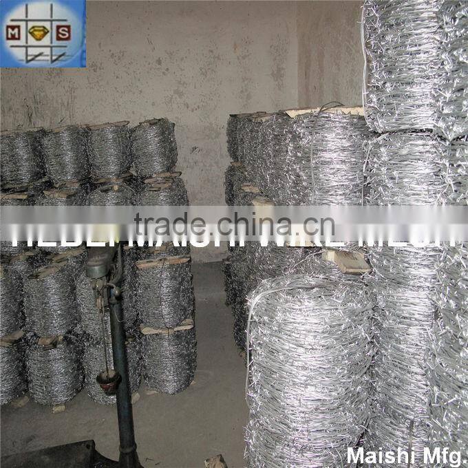 Green PVC Coated Barbed Wire