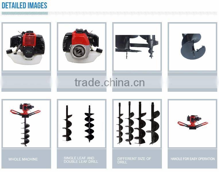 Gasoline 52cc hand earth augers