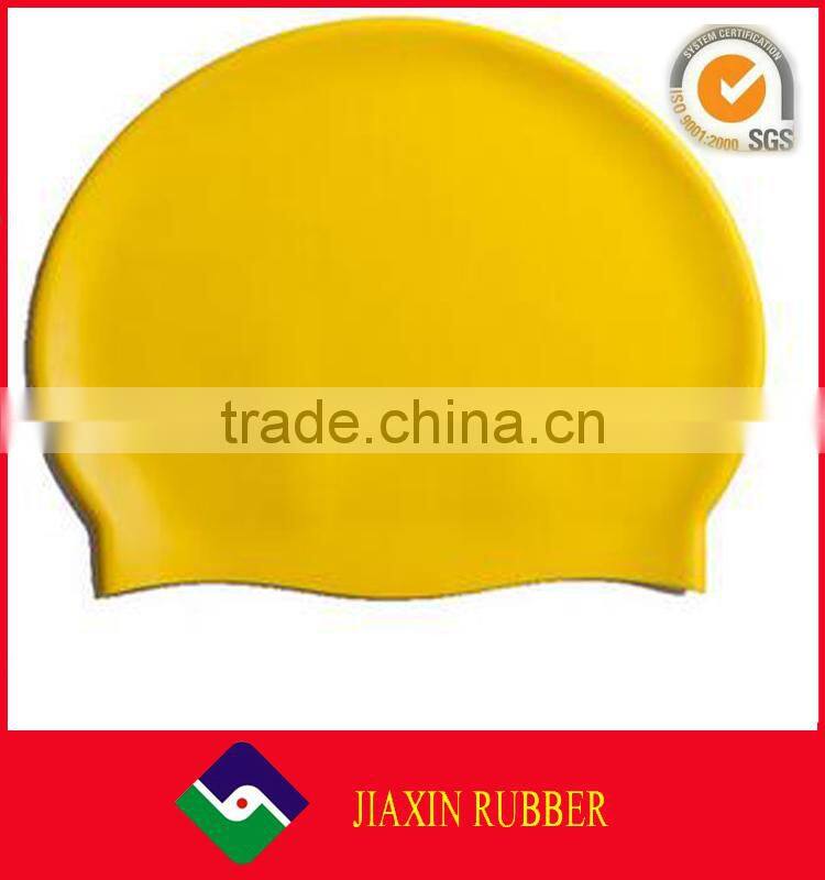 Silicone Long Hair Swim Cap, White, One Size : Swim Cap Women : Sports & Outdoors