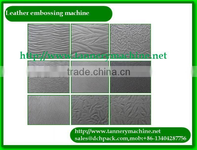 leather embossing machine used for sale