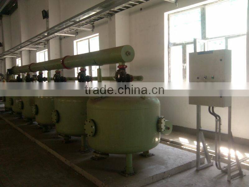 Automatic backwash cleaning Quartz Sand Filter for industry
